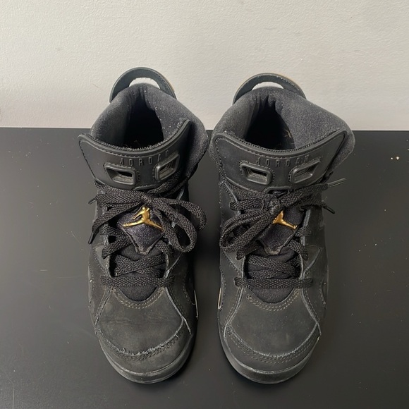 Nike Air Jordan 6 Retro DMP Black Gold 13 little kids 2020 release CT4965-007 - Picture 4 of 14